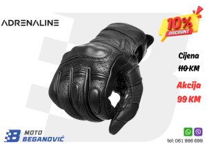 Rukavice za motor ADRENALINE kožne veličina XL moto rukavice