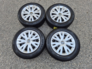 Celicne felge 16 5x112 VW Passat B6 B7 CC sa ratkapama i gumama 2