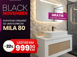 KUP. ORMARIĆ MILA 80CM + OGLEDALO 80CM GRATIS!
