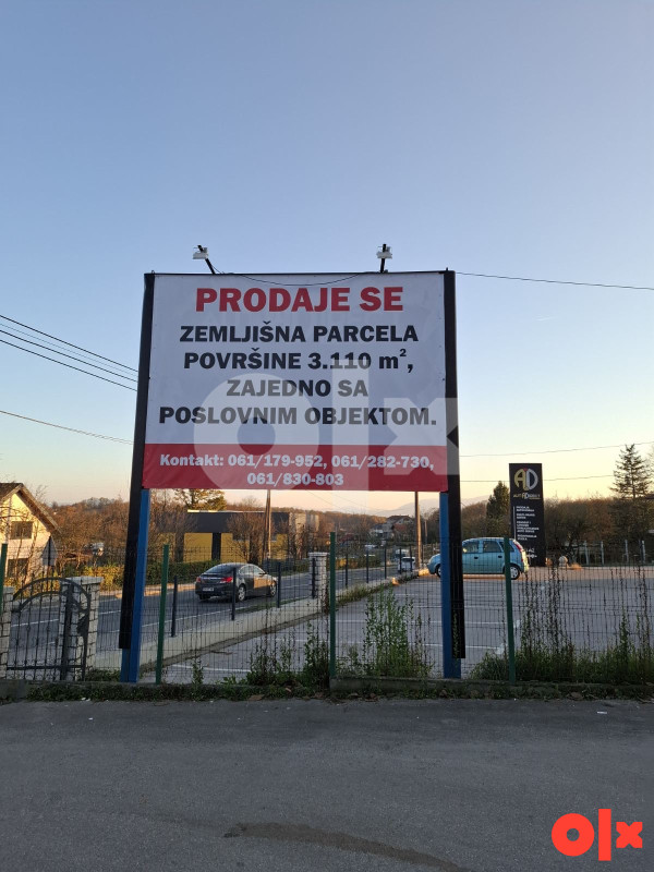 Zemljište sa poslovnim objektom Husino, Tuzla 3110m2 2