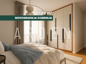 Novogradnja Sarajevo Dobrinja, trosoban stan AR10 81.29 m2 pnk