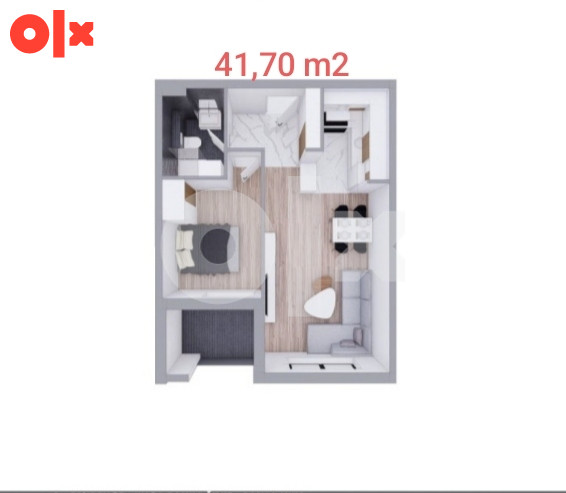 OSAM STANOVA OD 41 m2 DO 71 m2 NA PAPRIKOVCU