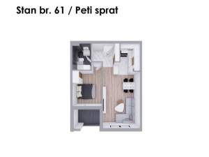 OSAM STANOVA OD 41 m2 DO 43 m2 NA PAPRIKOVCU