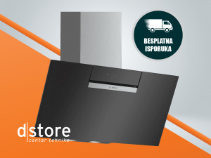 Bosch Kuhinjska napa, zidna, 225 W, crna, Serie  dstore