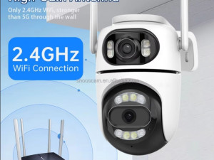 WIFI PAMETNA VANJSKA KAMERA 2 GLAVE ICSEE MOSTAR