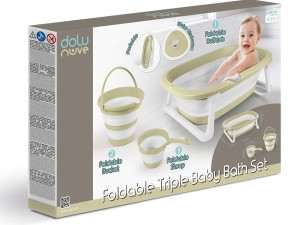 Banjica kada, kantica šerpica 3u1 sklopivi set bebe