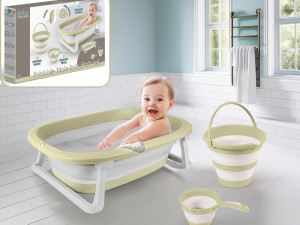 Banja kada sklopiva banjica set kanta posuda, baby bebe igracke