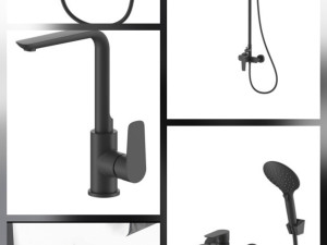 Baterije/Slavine NERA crna mat