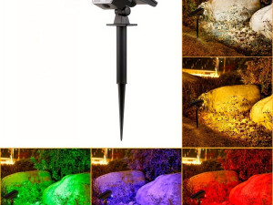 Vrtna solarna lampa Walkway RGB 550mAh