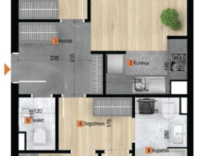 Uskoro useljivi stanovi sa tri spavaće sobe od 77m2 u Budžaku