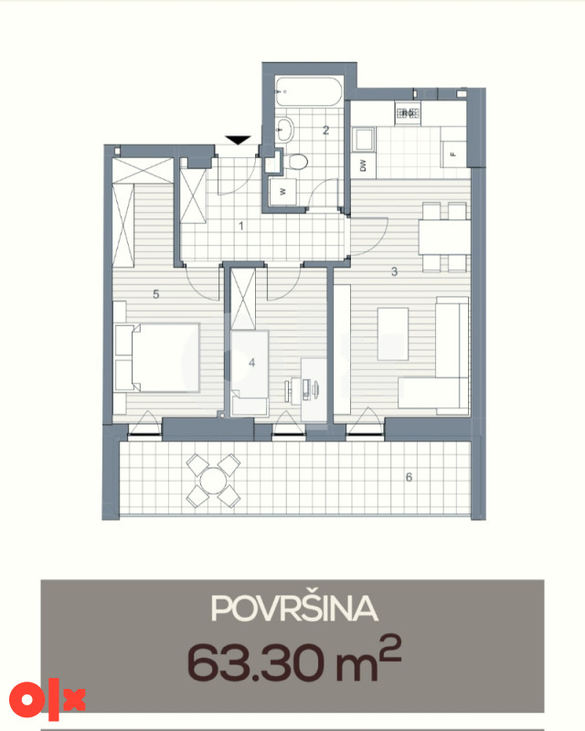 Stanovi Banja Luka 63 m2 i 88 m2 4