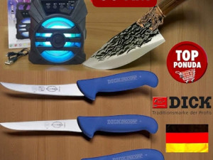 Set nozevi Dick 3/1 + lovacki noz + zvucnik Bluetooth AKCIJA