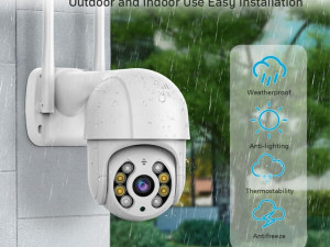 WiFi kamera PTZ 8MP iCsee vodootporna bezicna video nadzor vanjsk