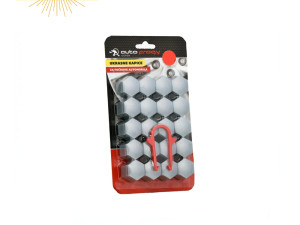 Sivi cepovi / kapice za sarafe na felgama 17mm 20KOM