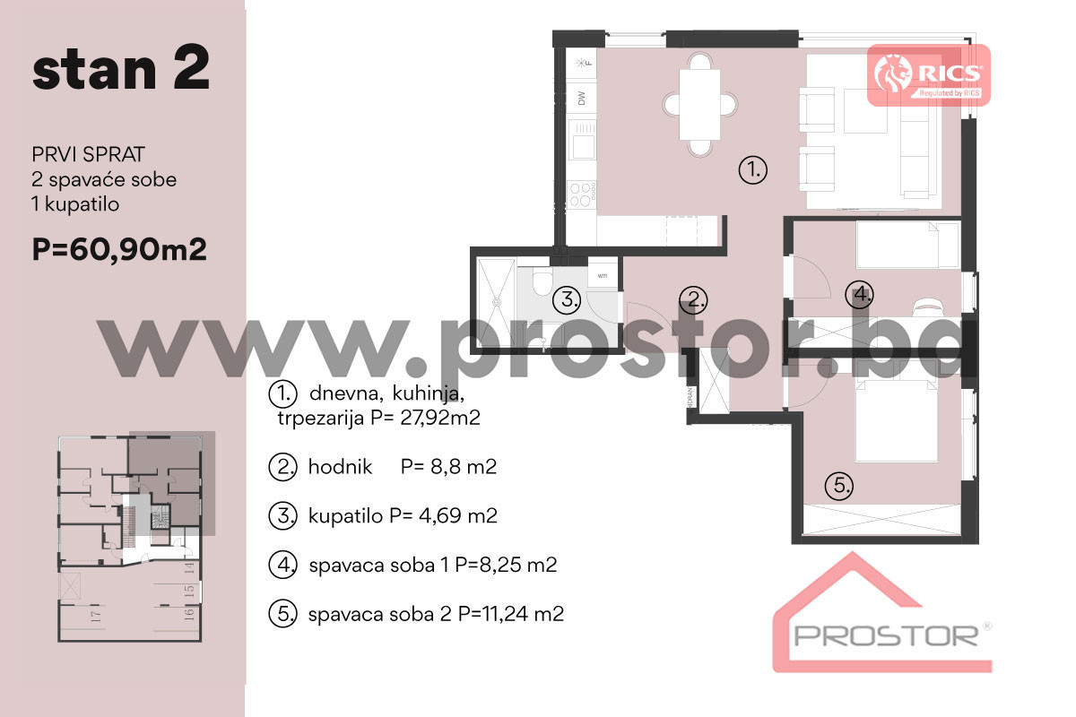 NOVOGRADNJA CENTAR: Stan površine 28-116m2 15