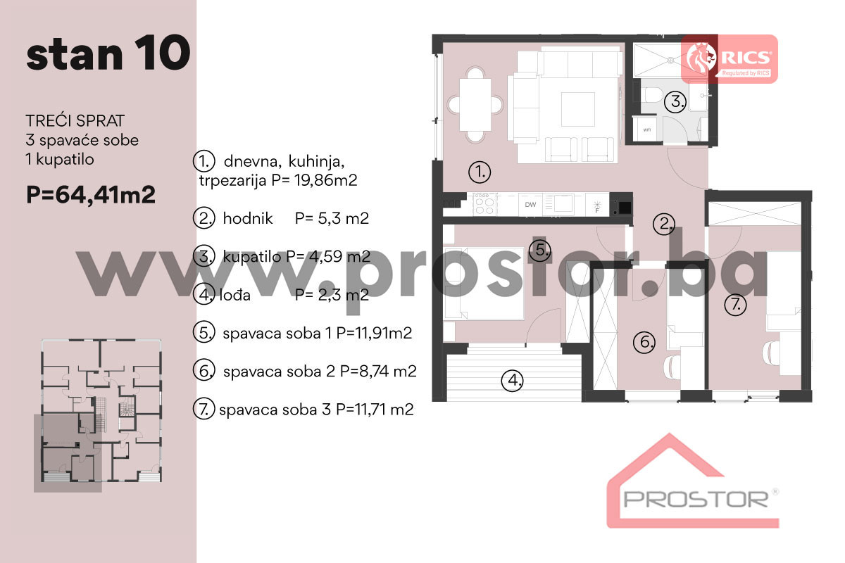 NOVOGRADNJA CENTAR: Stan površine 28-116m2 18
