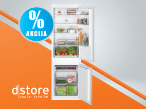 Bosch Ugradbeni frižider/zamrzivač, zapremina 26 dstore