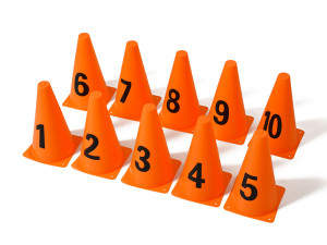 Čunjevi numerirani 1-10 set