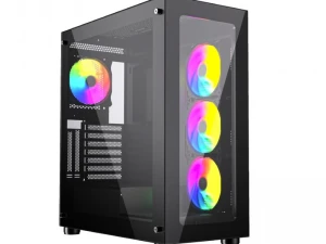 GEMBIRD Fornax X450MAX ARGB TG case black
