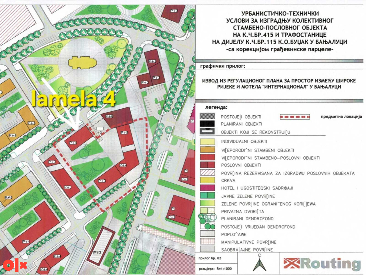 Trosoban stan 61m2 Budžak/Lazarevo Banja Luka - 2.700KM/m2 3
