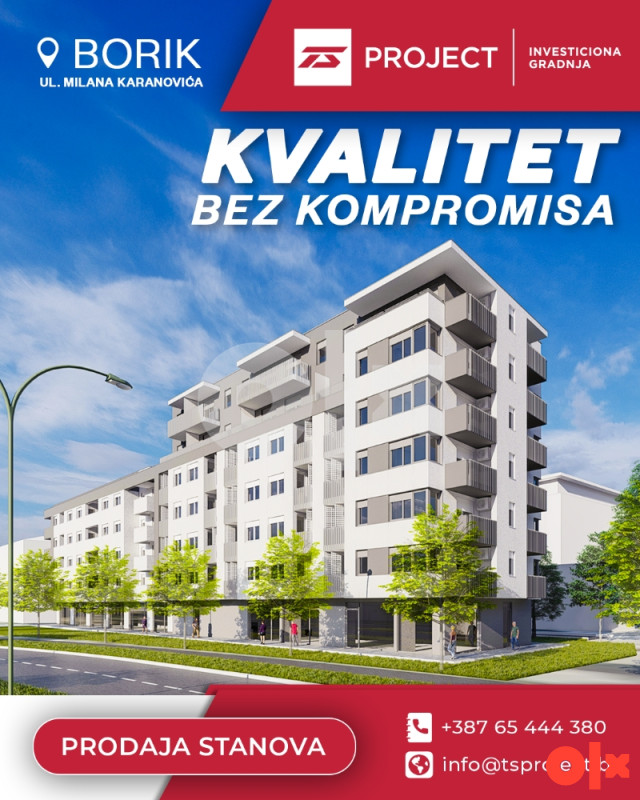 Dvosobni stanovi u izgradnji, 65,70 m2, Borik, Banja Luka 2
