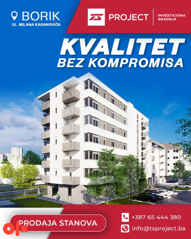 Trosobni stanovi u izgradnji, 78-79 m2, Borik, Banja Luka 7