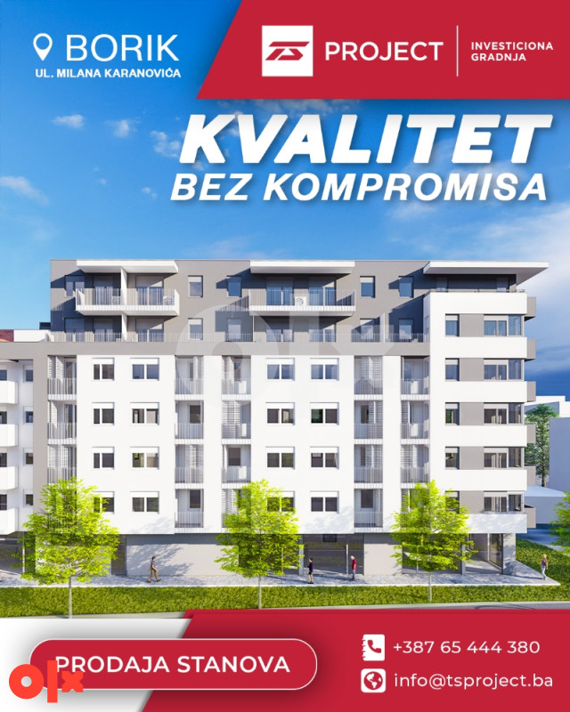 Dvosobni stanovi u izgradnji, 69,97 m2, Borik, Banja Luka 4