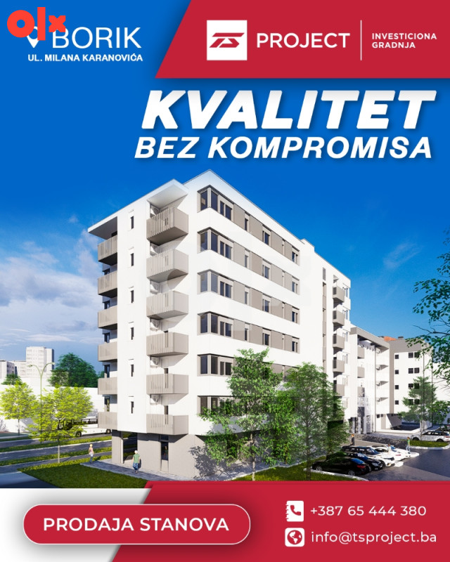Dvosobni stanovi u izgradnji, 69,97 m2, Borik, Banja Luka 5