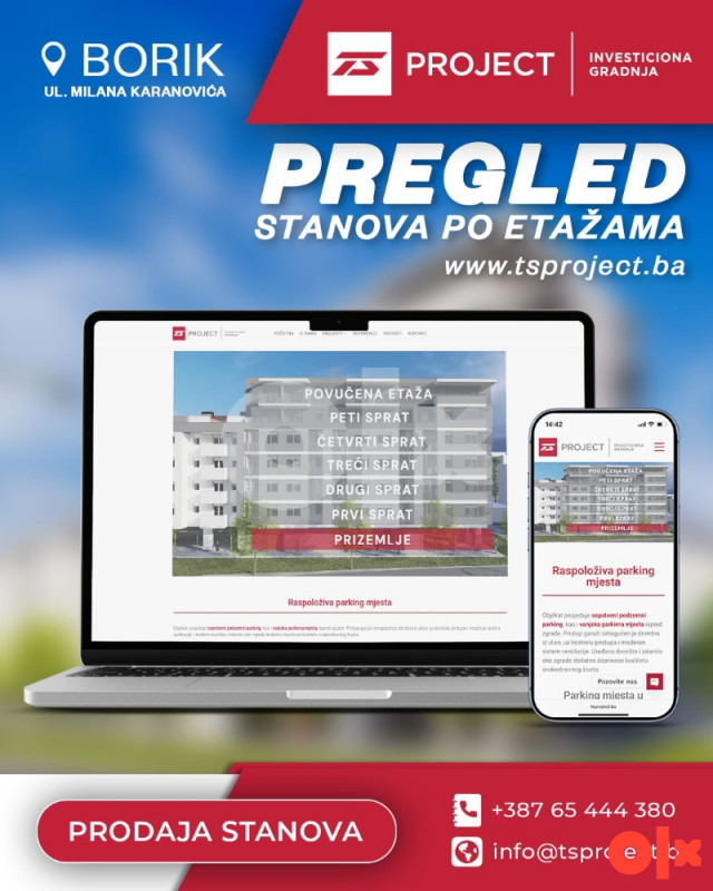 Dvosobni stanovi u izgradnji, 69,97 m2, Borik, Banja Luka 8