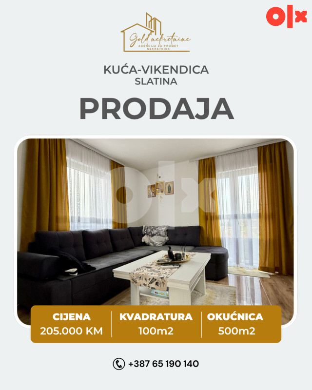 Na prodaju predivna kuća/vikendica, Slatina