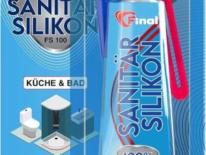 FINAL Sanitarni silikon 50 ml Vodootporno brtvilo profesional