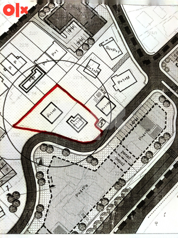 Zemljište strogi centar Banjaluke 1164m2 2