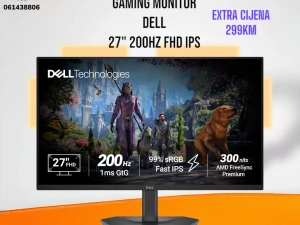 Gaming Monitor 27" 200Hz IPS DELL