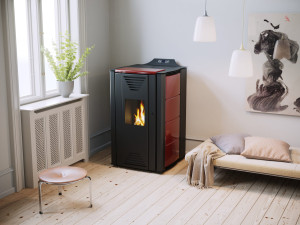 Kamin na pelet INTERIO 14kW - THERMOFLUX