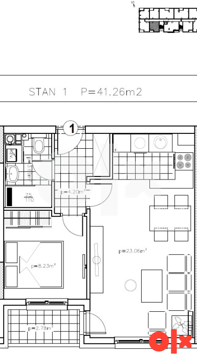 Stan 41m2 Istočno Sarajevo