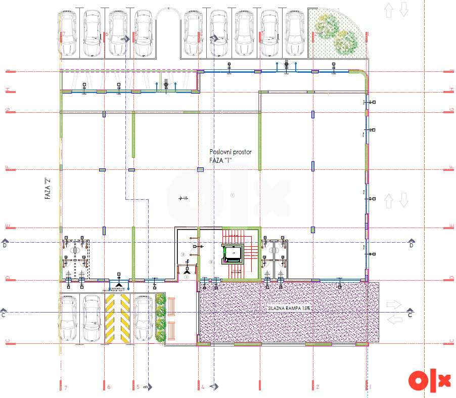 Poslovni prostori u izgradnji 510 m2 i 610 m2 3