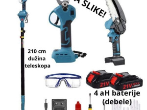 AKU TELESKOPSKI SET AKU PILA+AKU MAKAZE+TELESKOPSKI ŠTAP