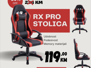 PROFESIONALNA GAMING STOLICA CRVENA