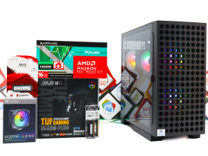 Gaming PC Airface Eco-01; R7 5700X; RX 7600 XT; 1TB; 32GB DOPER