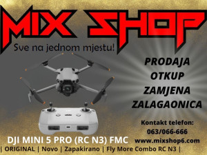 DJI MINI 5 PRO FMC RC N3 *Novo*Garancija*Fly More Combo N 3 gl