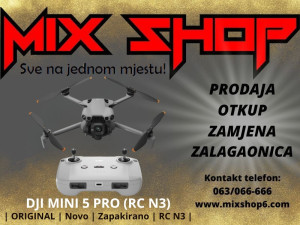 DJI MINI 5 PRO (RC N3) Dron *Novo*Garancija*Na stanju* N-3 gl