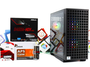 Gaming PC Airface Eco-02; R5 5600; RX 7600; 500GB SSD; 16GB DOPER