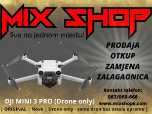 DJI MINI 3 PRO (Drone Only) Novo *Garancija*Zamjena*Na stanju Top