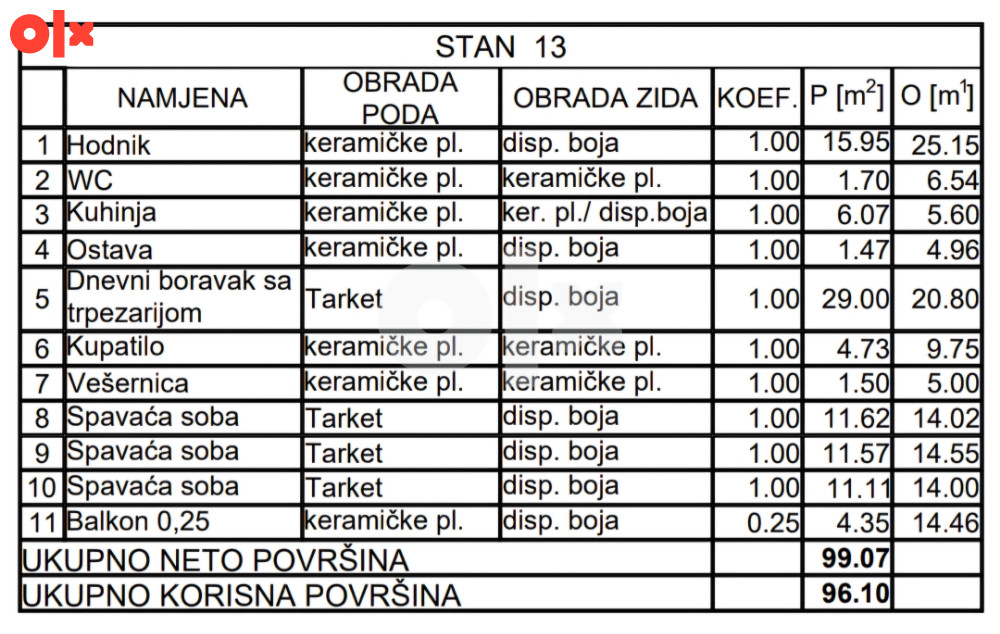 Stan Bijeljina 96.10m2 2