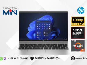 HP ProBook 455 G10 15.6" FHD, Ryzen 5 7530U, 16GB RAM, 512GB SSD