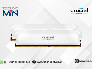 Crucial Pro OC Gaming White 64GB (2x32GB) DDR5 RAM 6000MHz CL40
