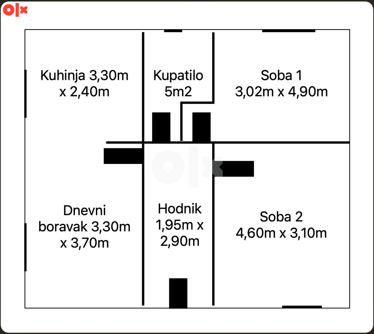 Stan / Kuća  60+60m2 Gradačac Centar *Useljivo*Novo 8