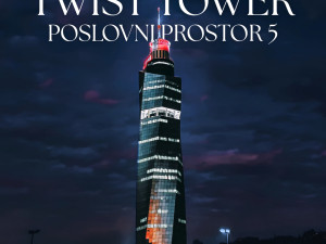 Cafe Sarajevo, Avaz Twist Tower 120m2 I Sky