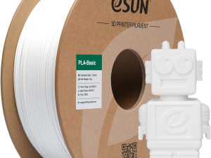 3D PLA Basic Filament eSUN 1,75 mm 1 kg White