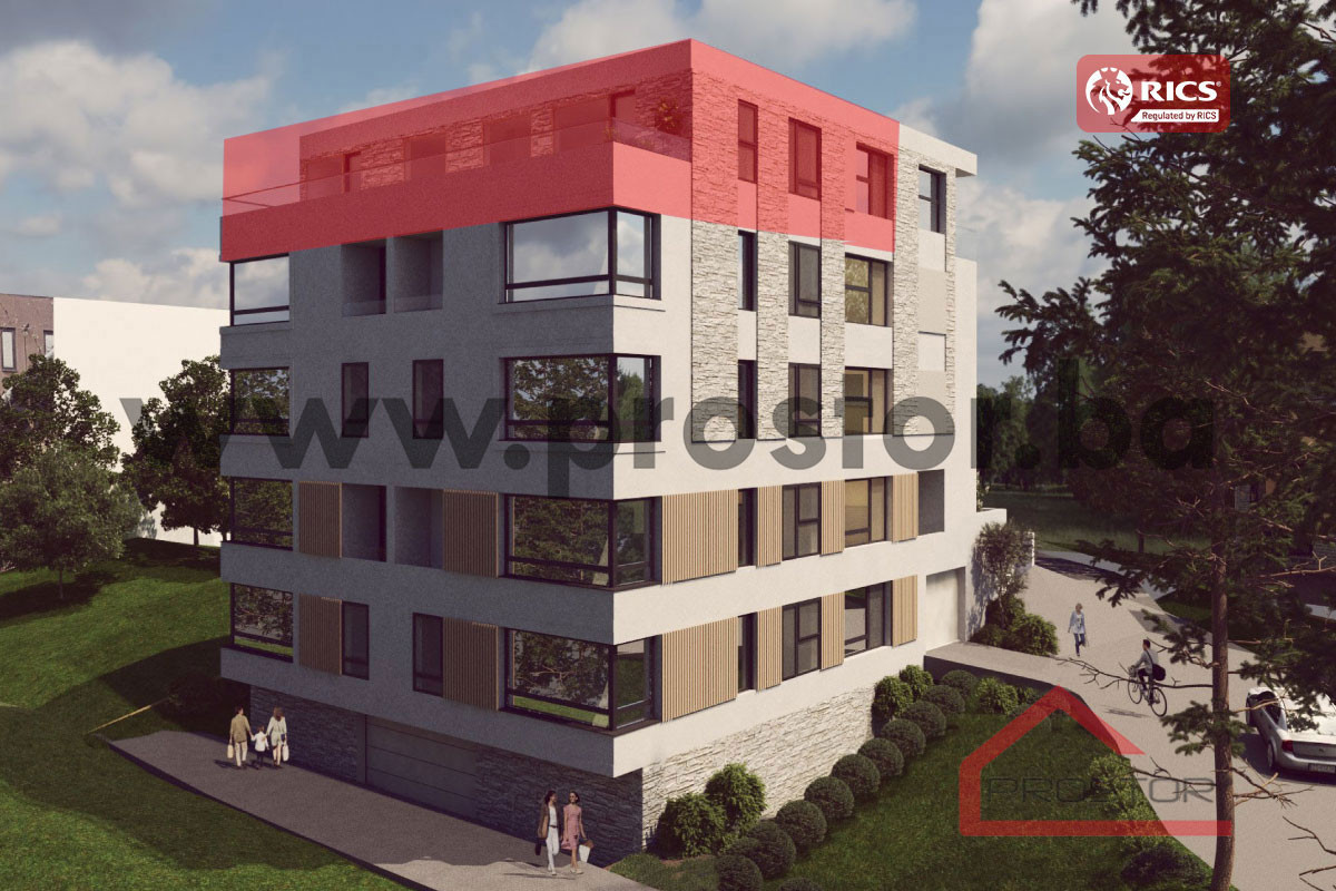 NOVOGRADNJA SKENDERIJA:Četverosoban penthouse,116m2